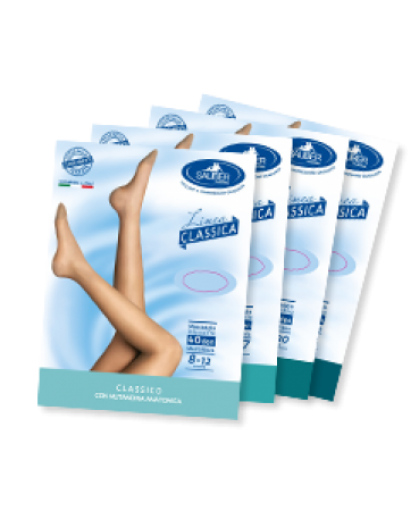 SAUBER COLLANT 100 DENARI MAGLIA LISCIA GLACE' 5 LINEA CLASSICA