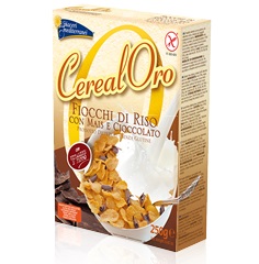 Piaceri Mediterranei CerealOro Fiocchi Di Riso Mais E Cioccolato Senza Glutine 250 g
