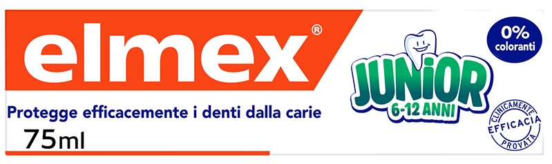 Elmex Junior 6-12 anni Dentifricio Bambini 75 ml