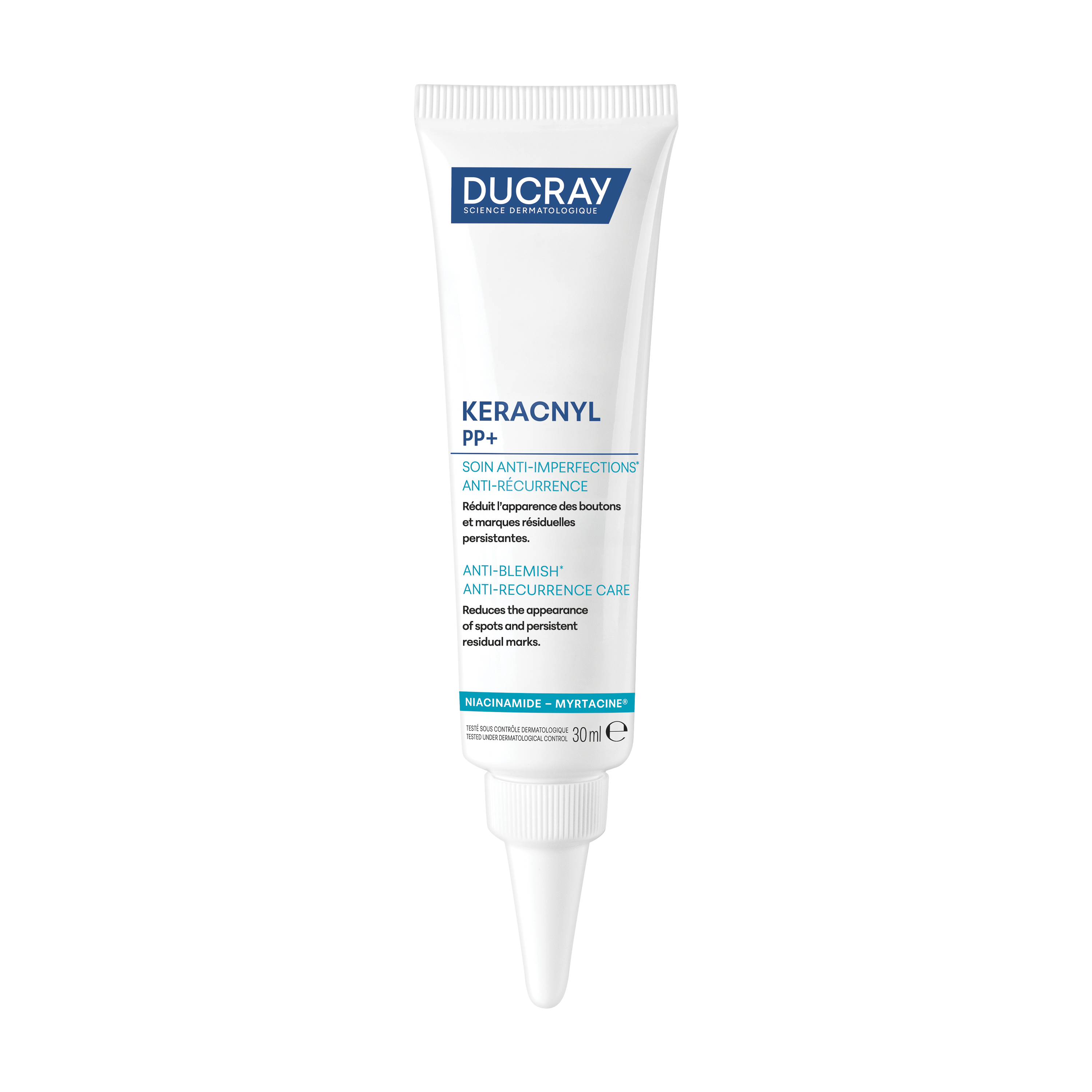 Ducray Keracnyl  PP+ - Crema Anti-Imperfezioni Anti-Ricomparsa Per Pelle Grassa A Tendenza Acneica 30 ml 