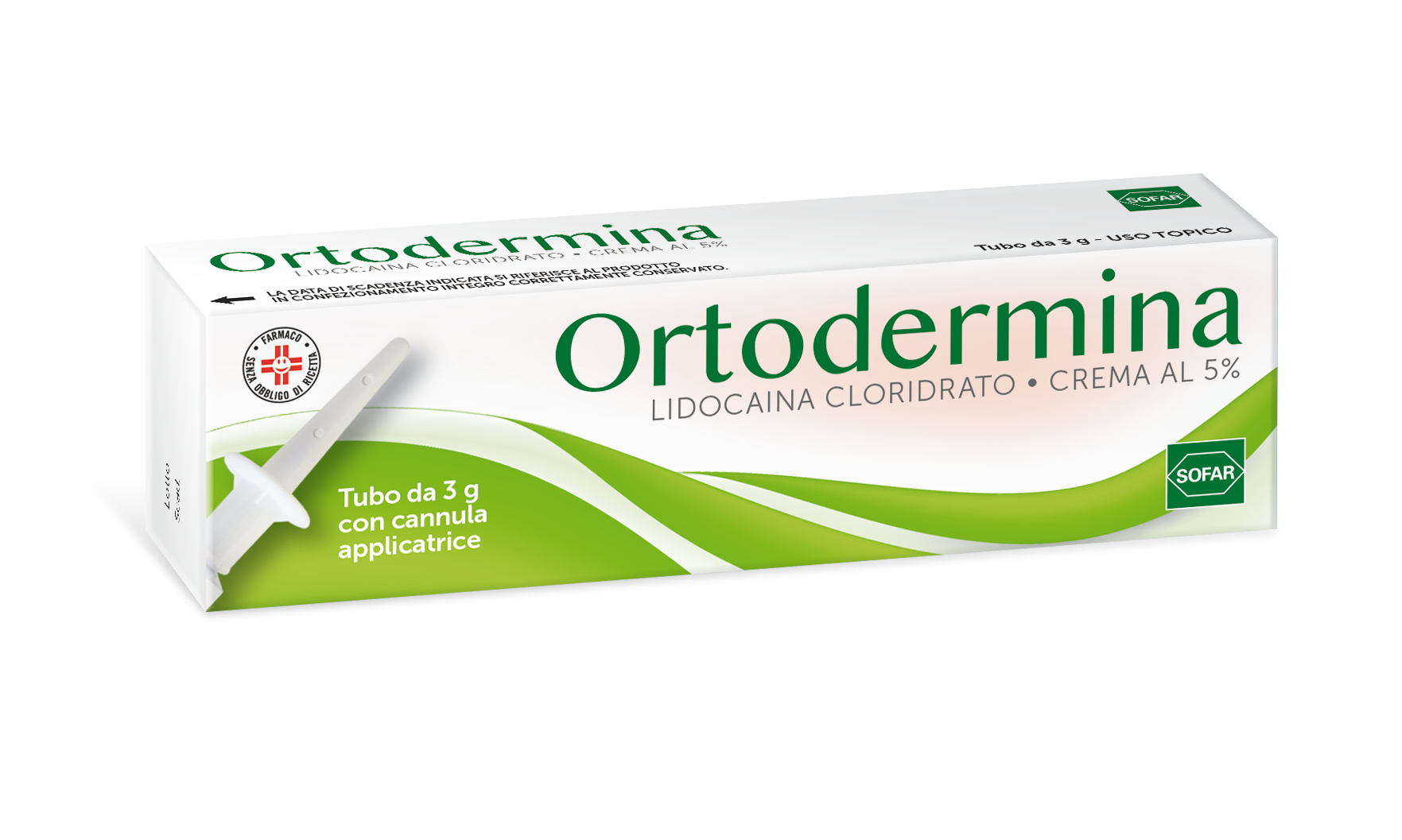 ORTODERMINA Crema 3g  5%