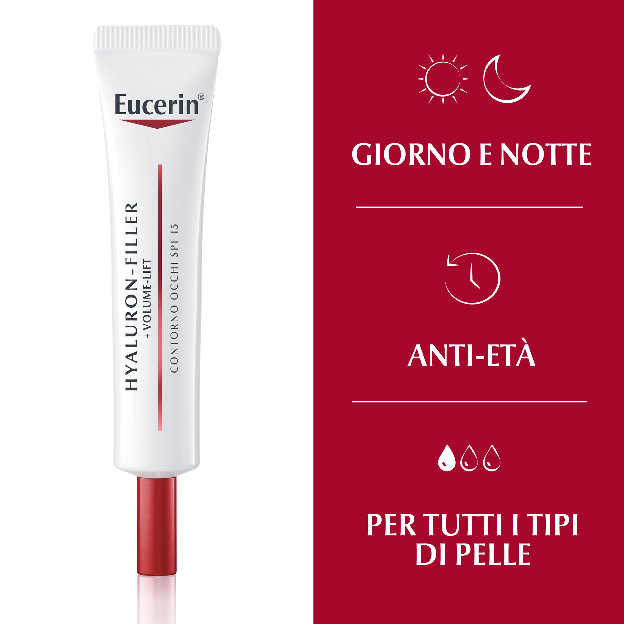 Eucerin Hyaluron-Filler Volume Contorno Occhi 15 mL