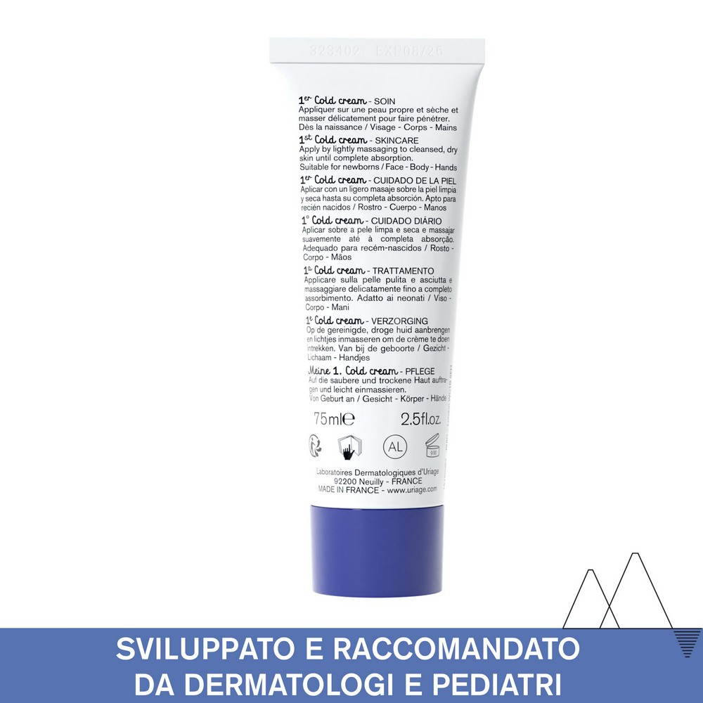 Uriage Baby Cold Cream Crema protettiva nutriente - 75ML