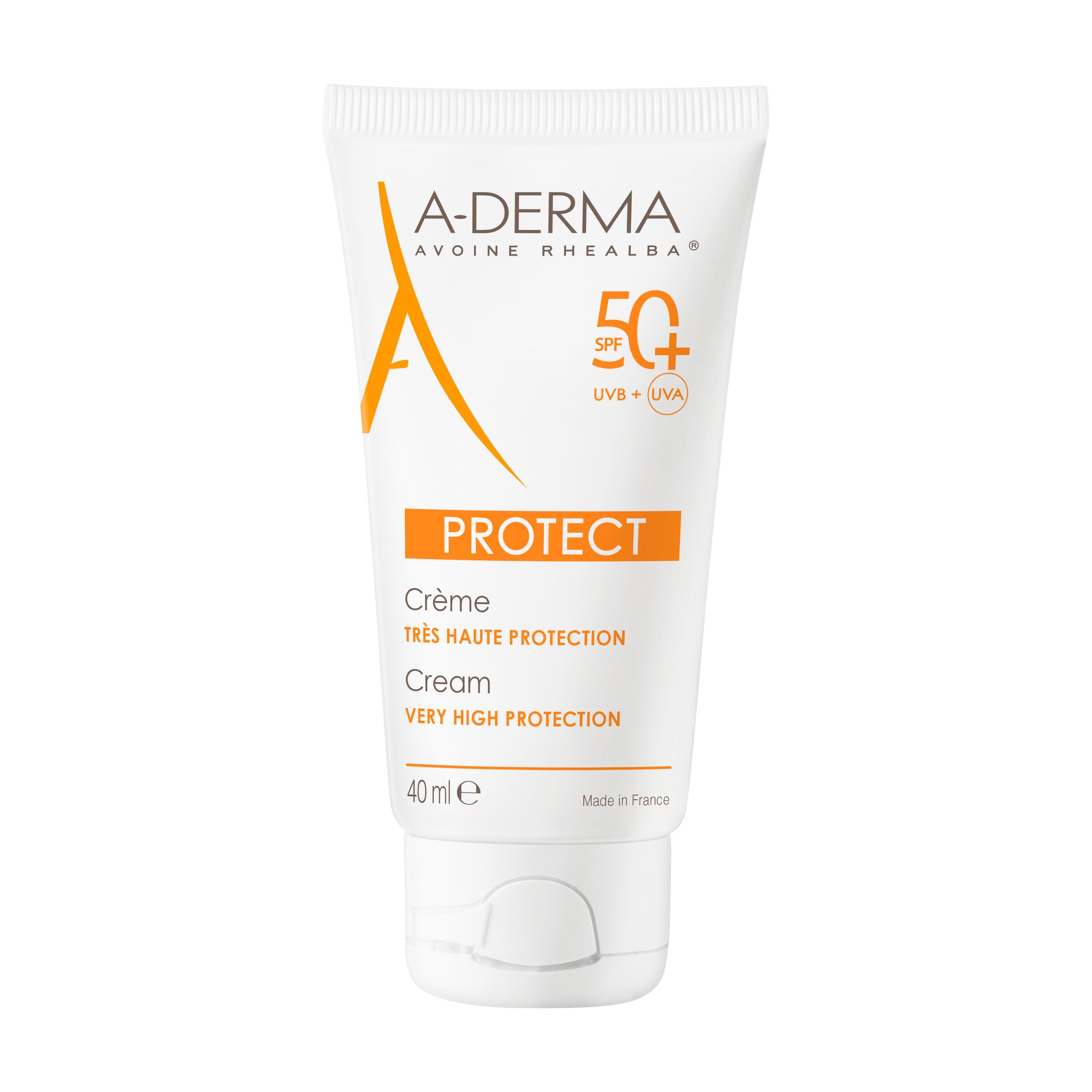 A-Derma Protect Crema Solare Viso SPF 50+ 40 ml