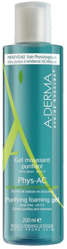 ADERMA PHYS-AC GEL DET 200ML