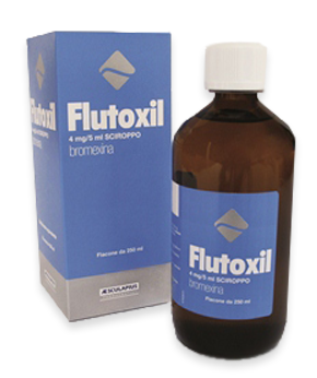 Flutoxil Sciroppo 5mg/5ml Bromexina cloridrato Flacone 250 ml