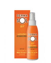 Dermasol Latte Solare Spray SPF 50+ Protezione Corpo 200 ml