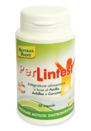 PerLintest - Natural Point - Integratore per il benessere gastrointestinale - 50 capsule 