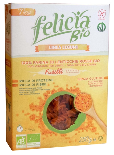 Felicia Bio Fusilli di Lenticchie 250 g