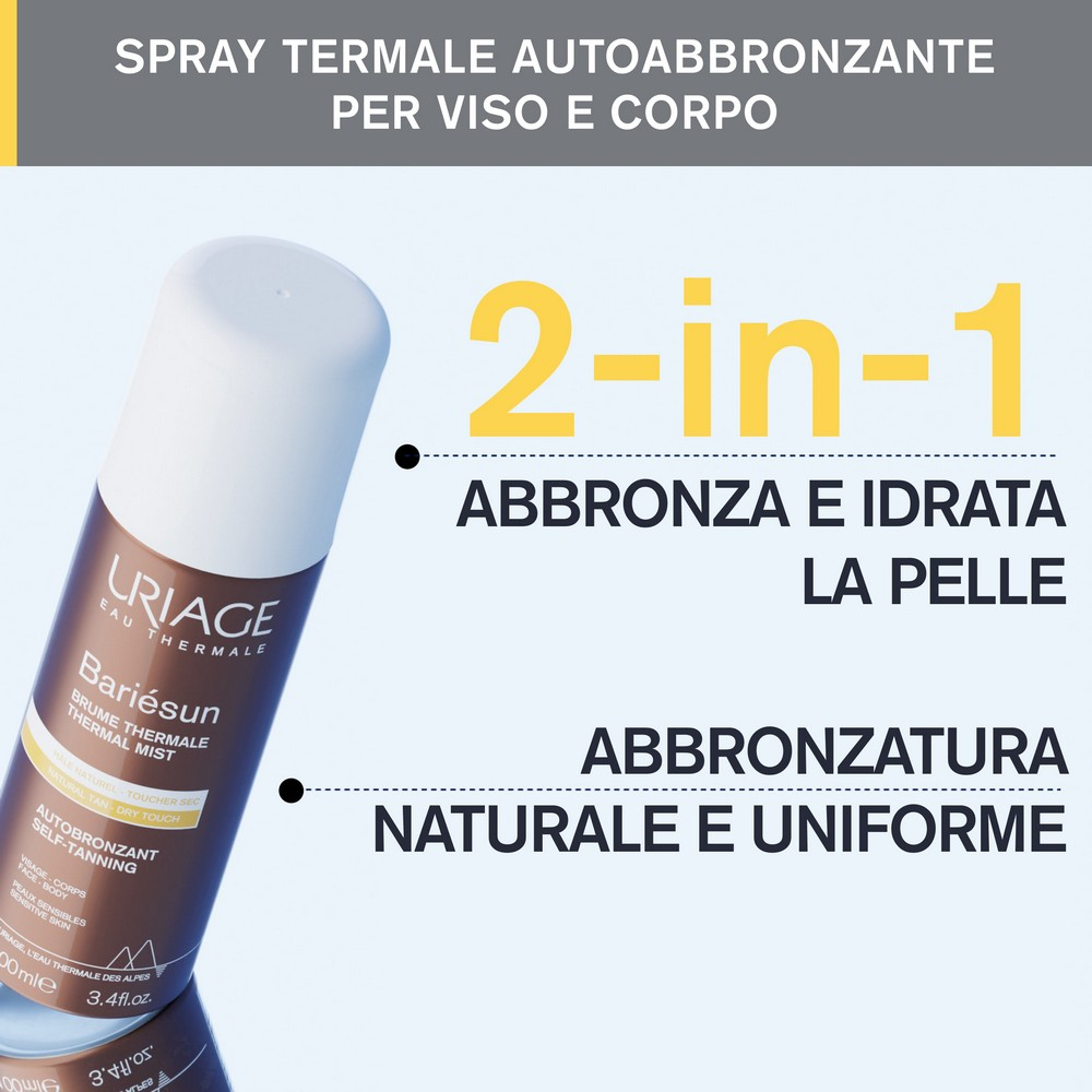 Uriage Bariesun Spray Termale Autoabbronzante 100mL