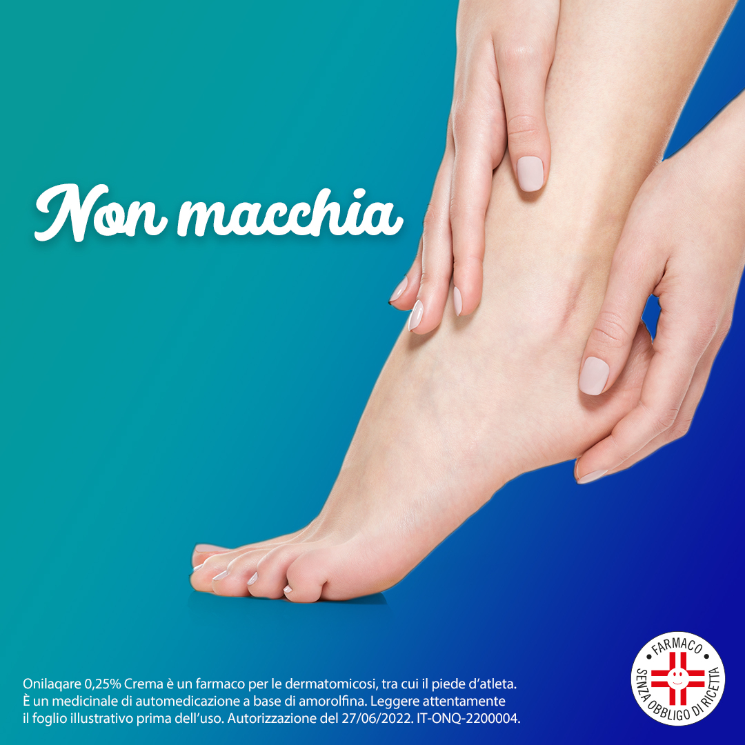 Onilaqare 0.25% crema contro la micosi per uso topico 20G