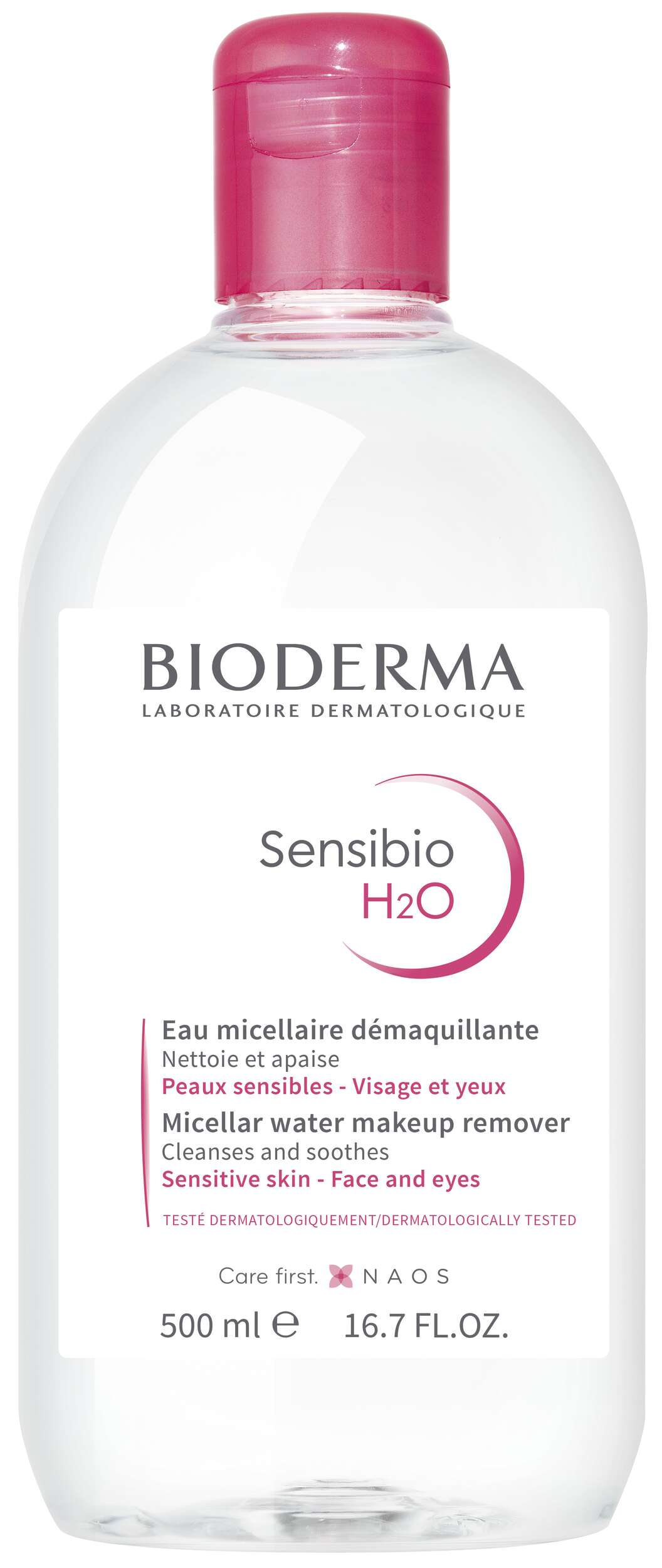 Bioderma Sensibio H2O Acqua Micellare – Struccante viso e occhi per pelli da normali a molto sensibili - 500 ml