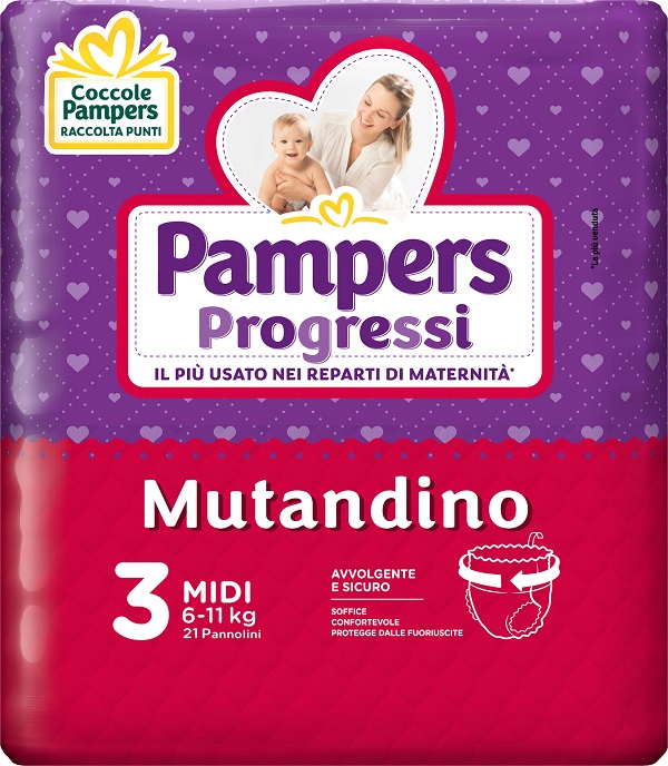 Pampers Progressi Mutandino Taglia 3( 6-11kg )