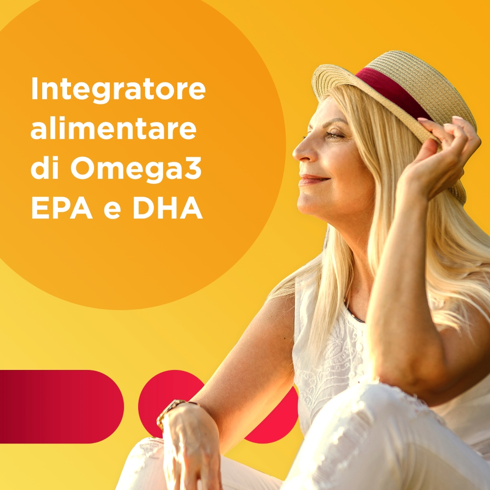 Multicentrum Cuore Mente Vista Boost Omega 3 Integratore Alimentare EPA e DHA Coenzima Q10 120 perle