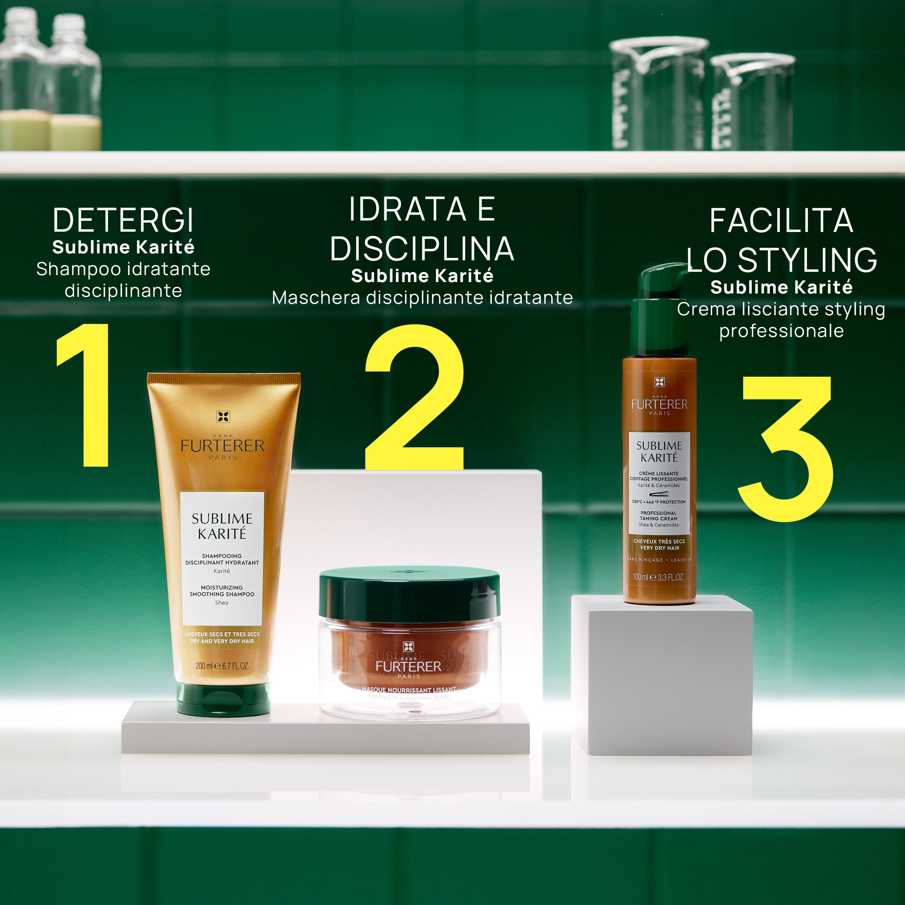 René Furterer Sublime Karité - Shampoo Disciplinante Idratante 200 ml