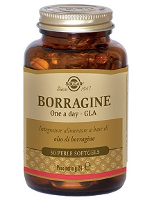 Solgar Borragine One A Day GLA Integratore Olio di Borragine 30 Perle