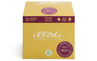 Illedi Assorbenti Anatomici Con Ali 12 pezzi