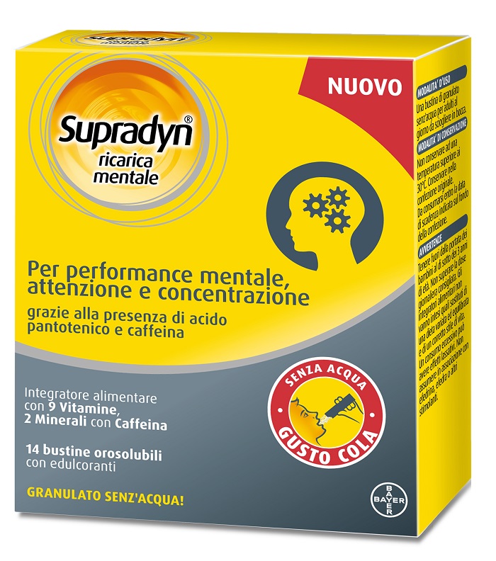SUPRADYN RICARICA MENTALE COLA 