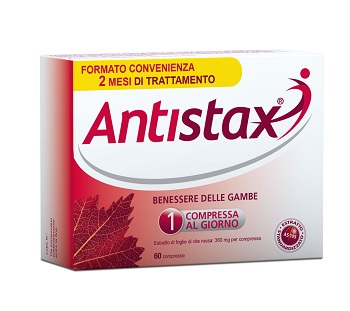 Antistax Integratore Benessere Gambe Pesanti 60 Compresse