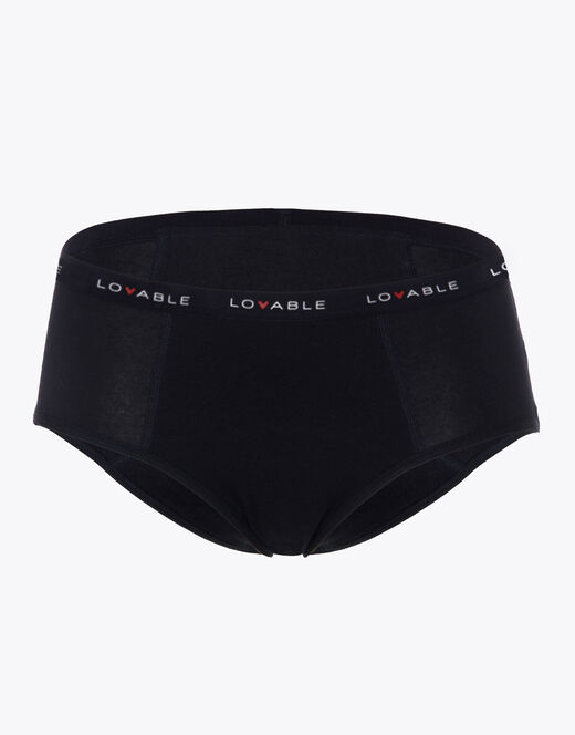 LOVABLE Culotte da ciclo lavabile FLUSSO ABBONDANTE  NERO TAGLIA M