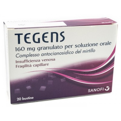 Tegens - Granulato - Insufficienza venosa - 20 bustine da 160 mg