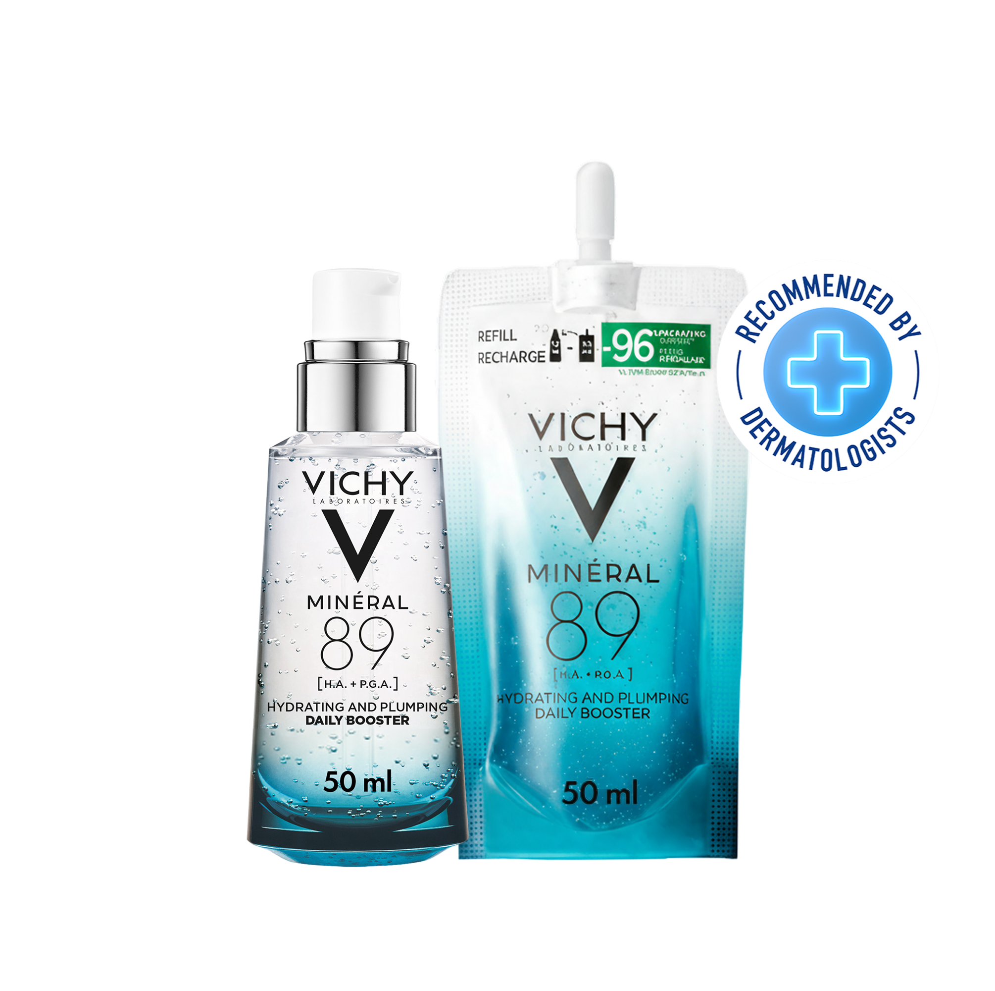 Vichy Minéral 89 - Booster Quotidiano Con Acido Ialuronico Fortificante E Rimpolpante 50 ml