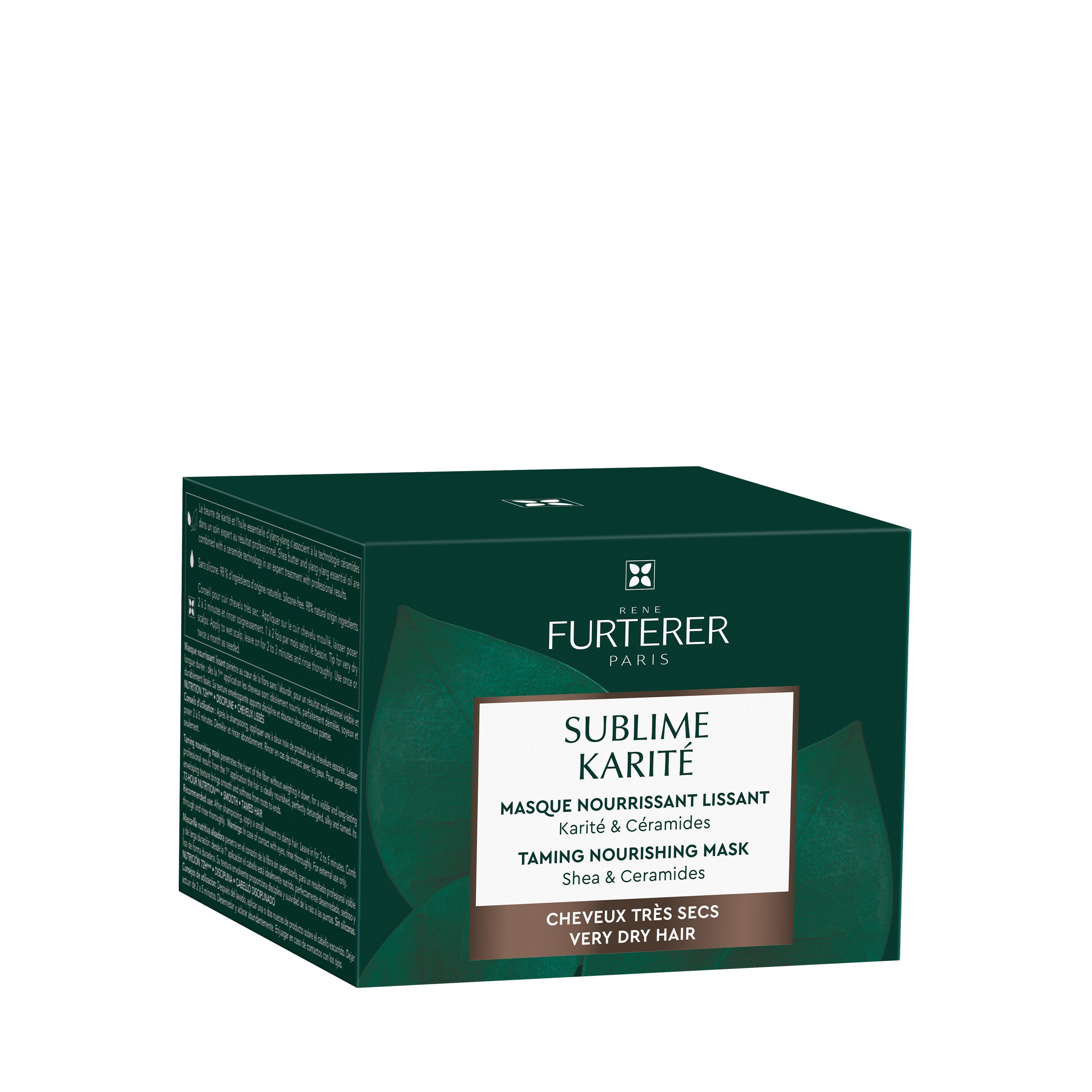 René Furterer Sublime Karité - Maschera Nutritiva Lisciante Per Capelli Secchi 200 ml