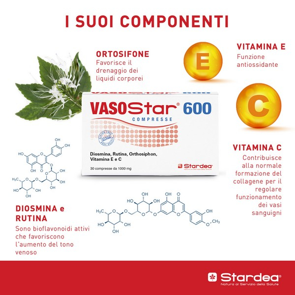 Vasostar 600 Integratore 30 Compresse
