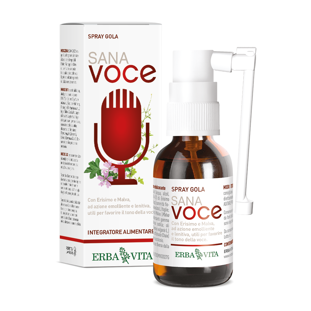 Erba Vita Sana Voce Spray Gola Integratore Mucosa Orofaringea 30 ml
