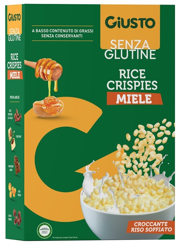 GIUSTO S/G RICE CRISP MIE 200G