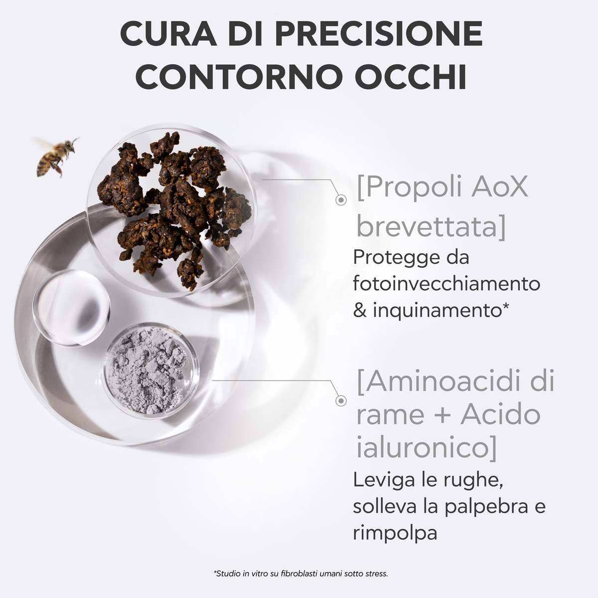 Apivita Bee Tech Concentrates - Siero Antirughe 5 Azioni Per Il Contorno Occhi 15 ml