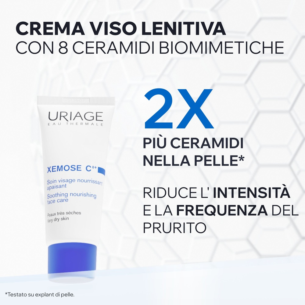 Uriage Xémose Crema Viso Nutritiva Pelle Secca 40 ml
