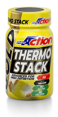 ProAction Thermo Stack Integratore Stimolante del Metabolismo 90 Compresse
