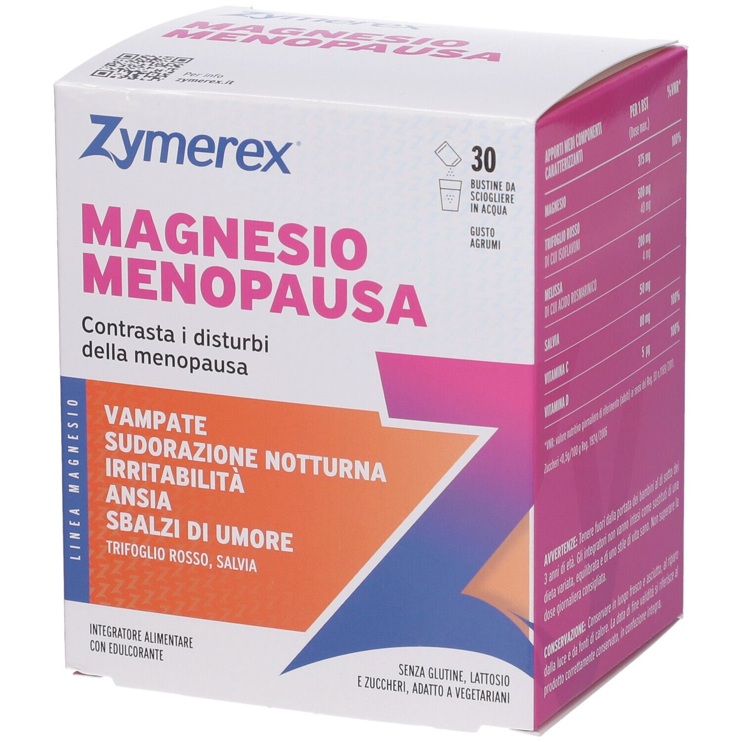ZYMEREX MAGNESIO MENOPAUSA 30B