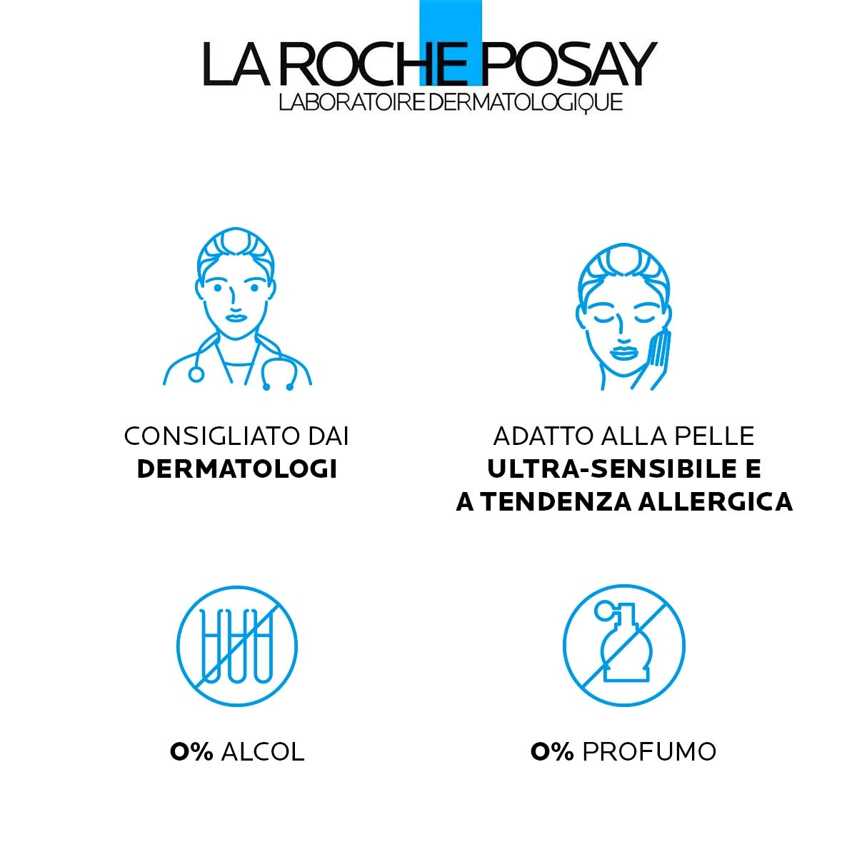 La Roche-Posay Toleriane Dermo Detergente 400 ml. Detergente viso e struccante per la pelle sensibile, secca e intollerante.