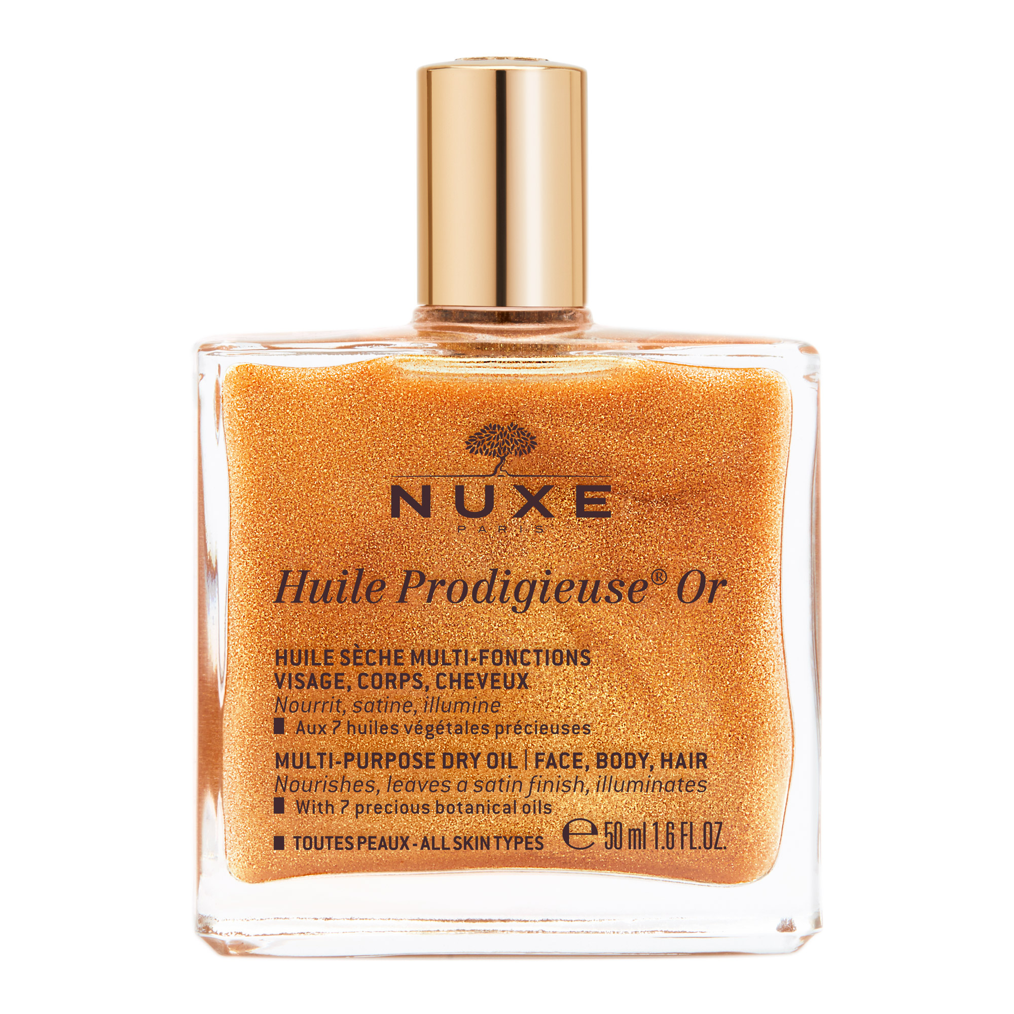 Nuxe - Huile Prodigieuse Or - Olio Secco Per Viso, Corpo E Capelli 50 ml