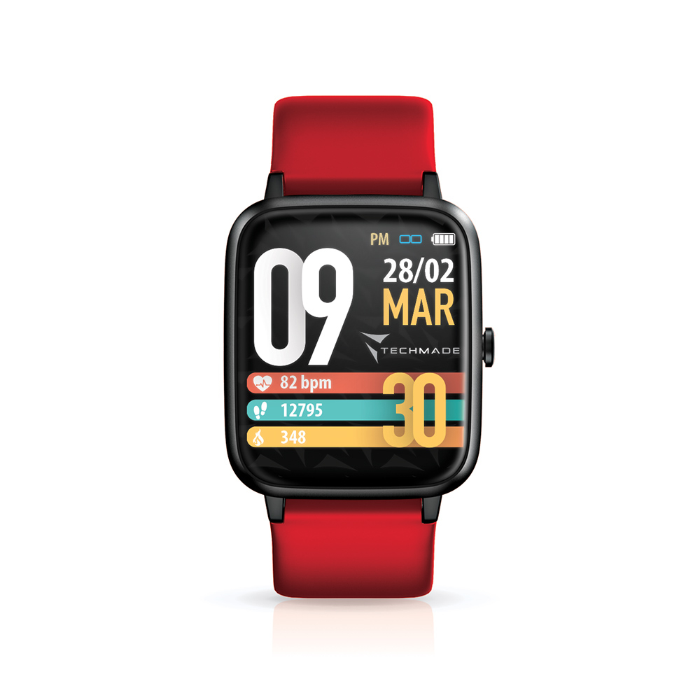 MOVE SMARTWATCH RED BLACK