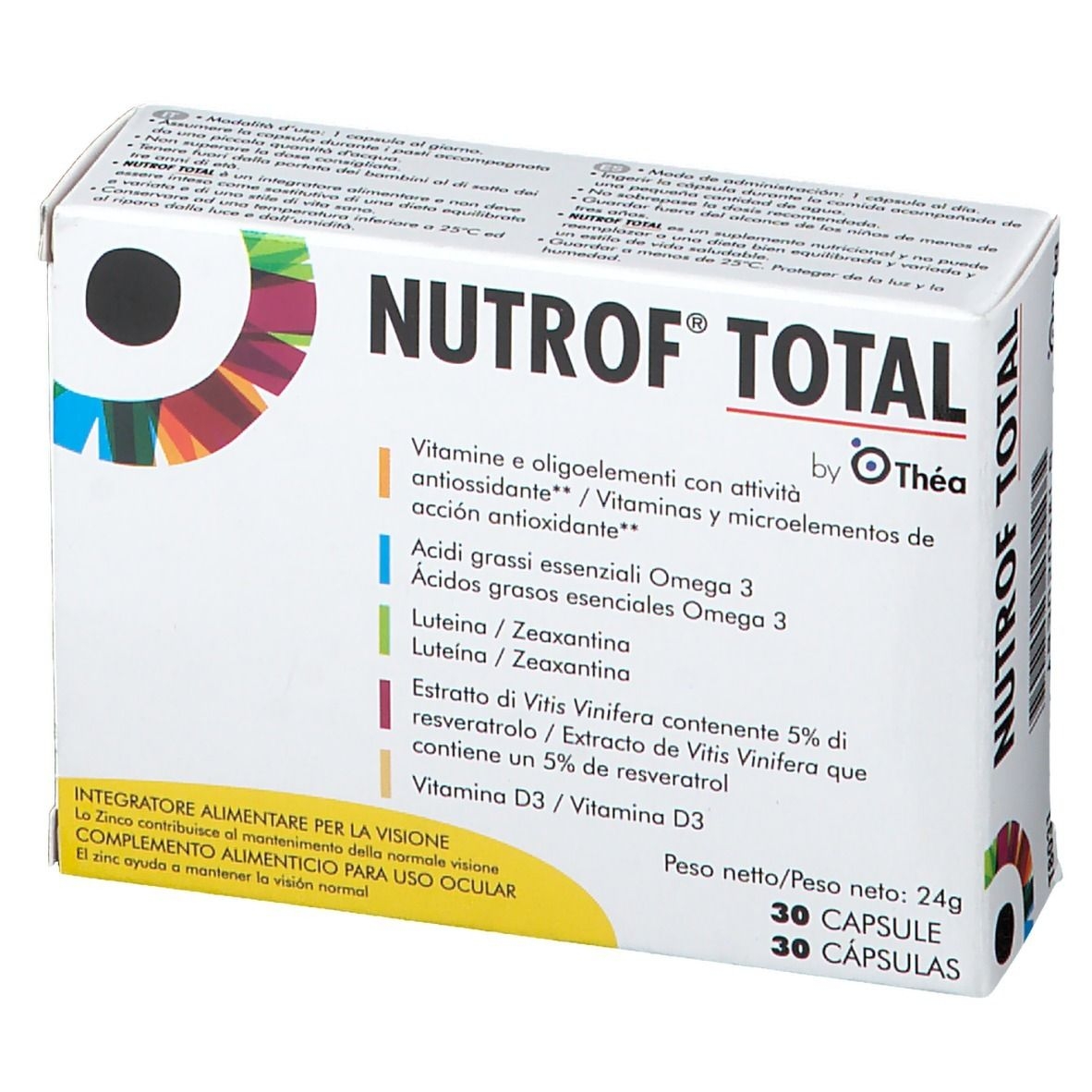Nutrof Total Integratore Vista 30 Capsule