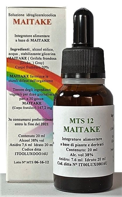 MTS12 Maitake Gocce Integratore 20 ml
