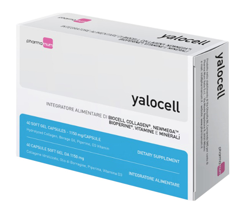 Yalocell Integratore Benessere Pelle e Ossa 40 Capsule