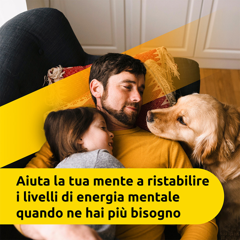 Supradyn Ricarica Mentale Integratore Vitamine e Minerali con Acido Folico, Caffeina e Guaranà per Memoria e Concentrazione, 10 Compresse Effervescenti