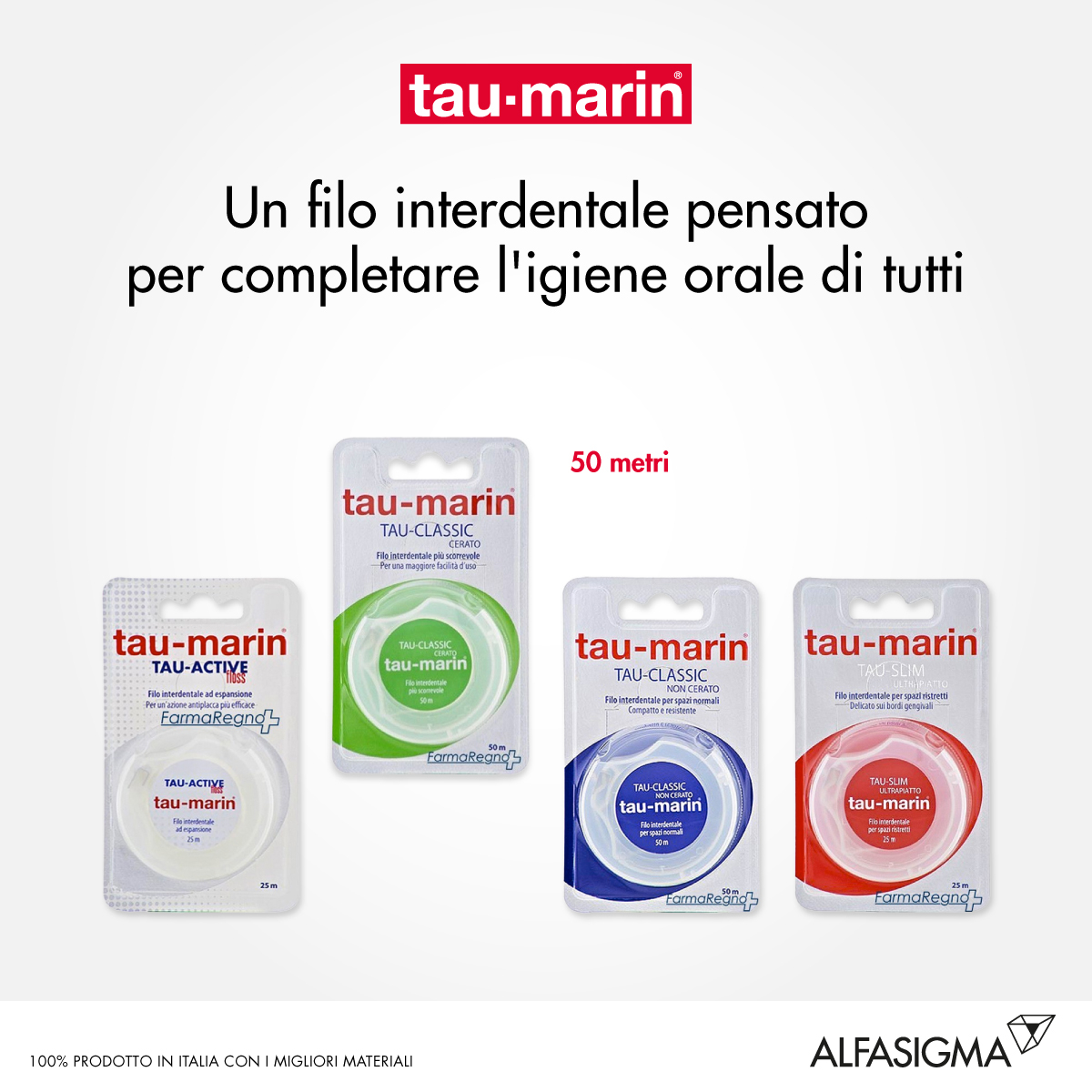 Tau-Marin Filo Interdentale Cerato 50 m