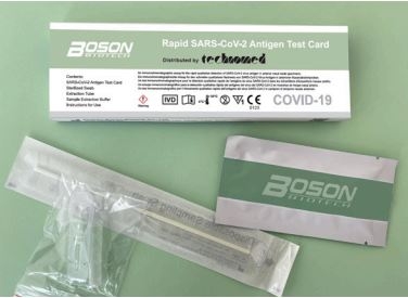Tampone Rapido ANTIGENICO  Eurospital Boson Biotech SELFTEST COVID-19   CONFEZIONE DA 5 PEZZI
