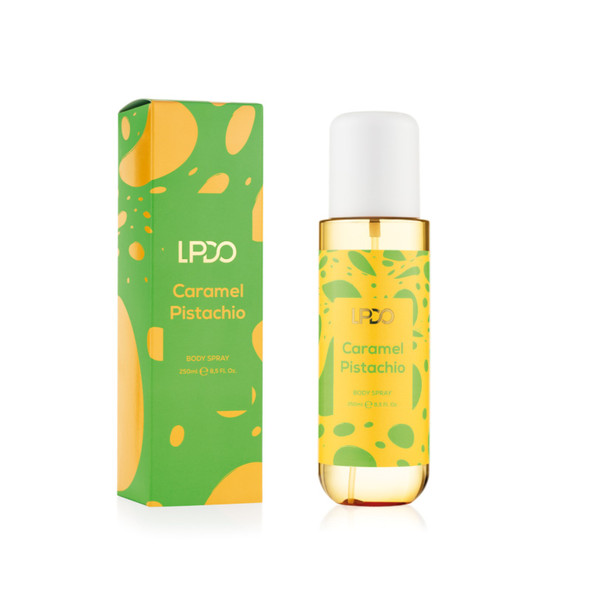 LPDO BODY SPRAY CARAMEL PISTAC