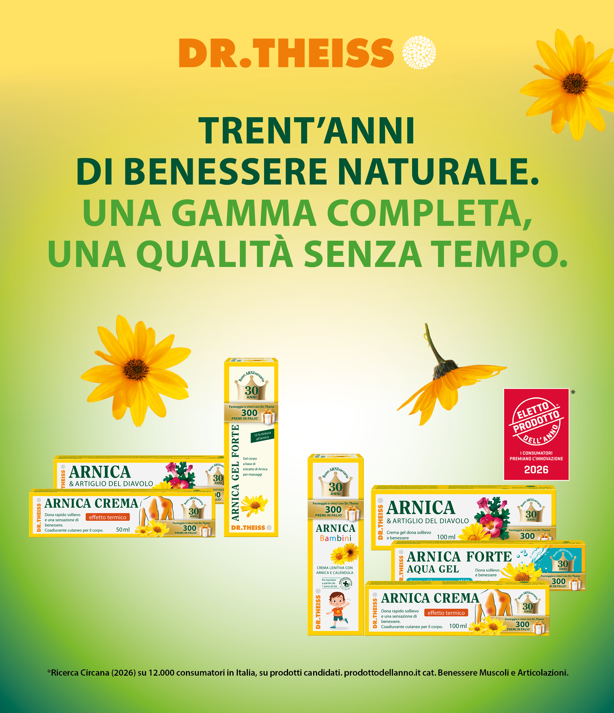 Banner 30 anni di Arnica_1600x500