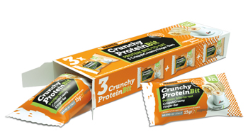 Named Sport Crunchy Protein Bit Cappuccino Barretta Proteica 3x15 g