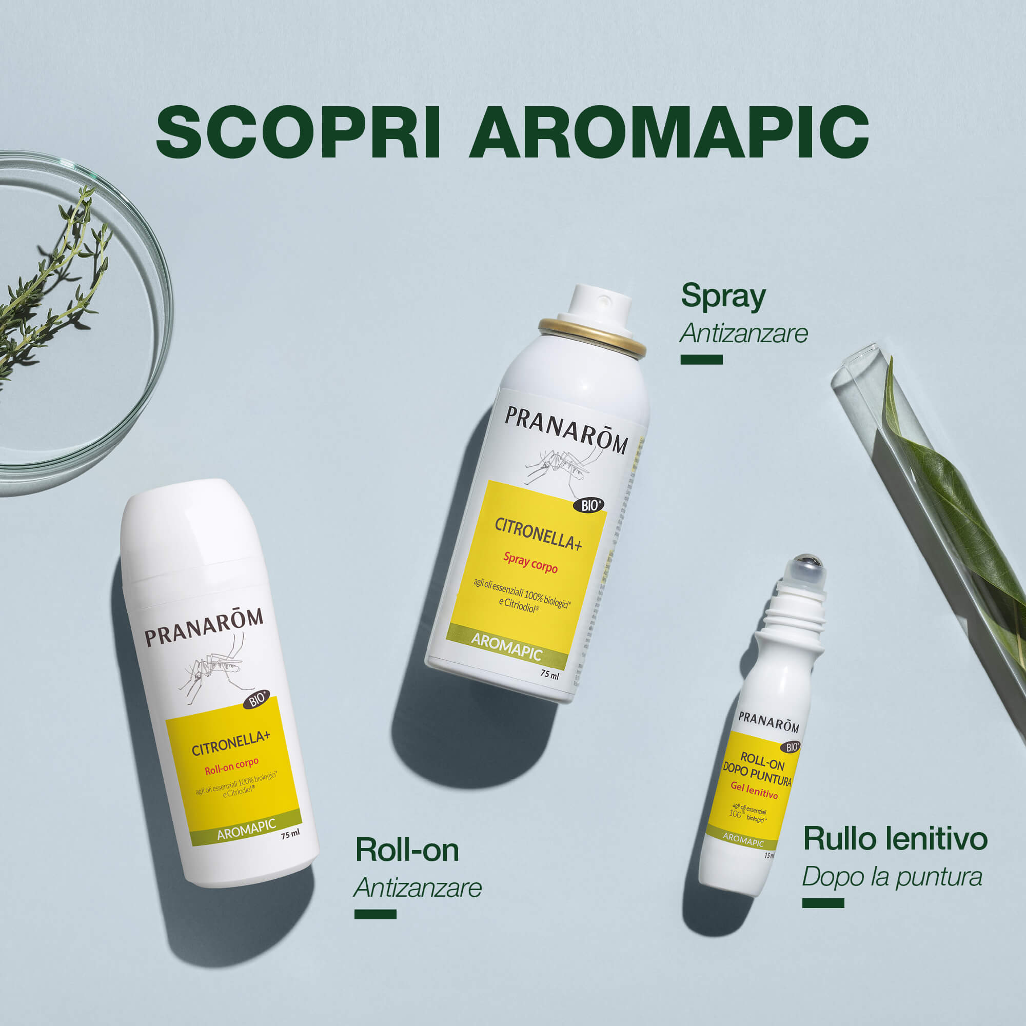 Pranarom Aromapic - Crema Gel Lenitiva Per Zanzare E Zecche Bio 40 ml