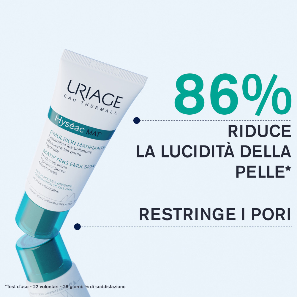 Uriage Hyséac Mat Trattamento Opacizzante Viso 40 ml