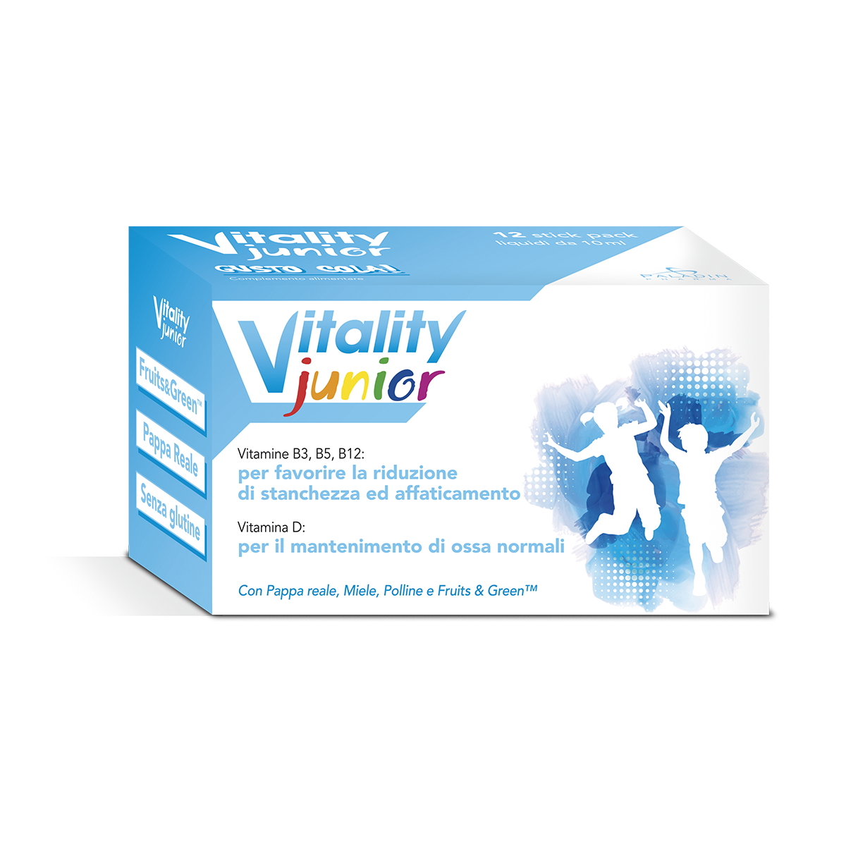 Vitality Junior integratore alimentare utile per stanchezza ed affaticamento 12 stick pack