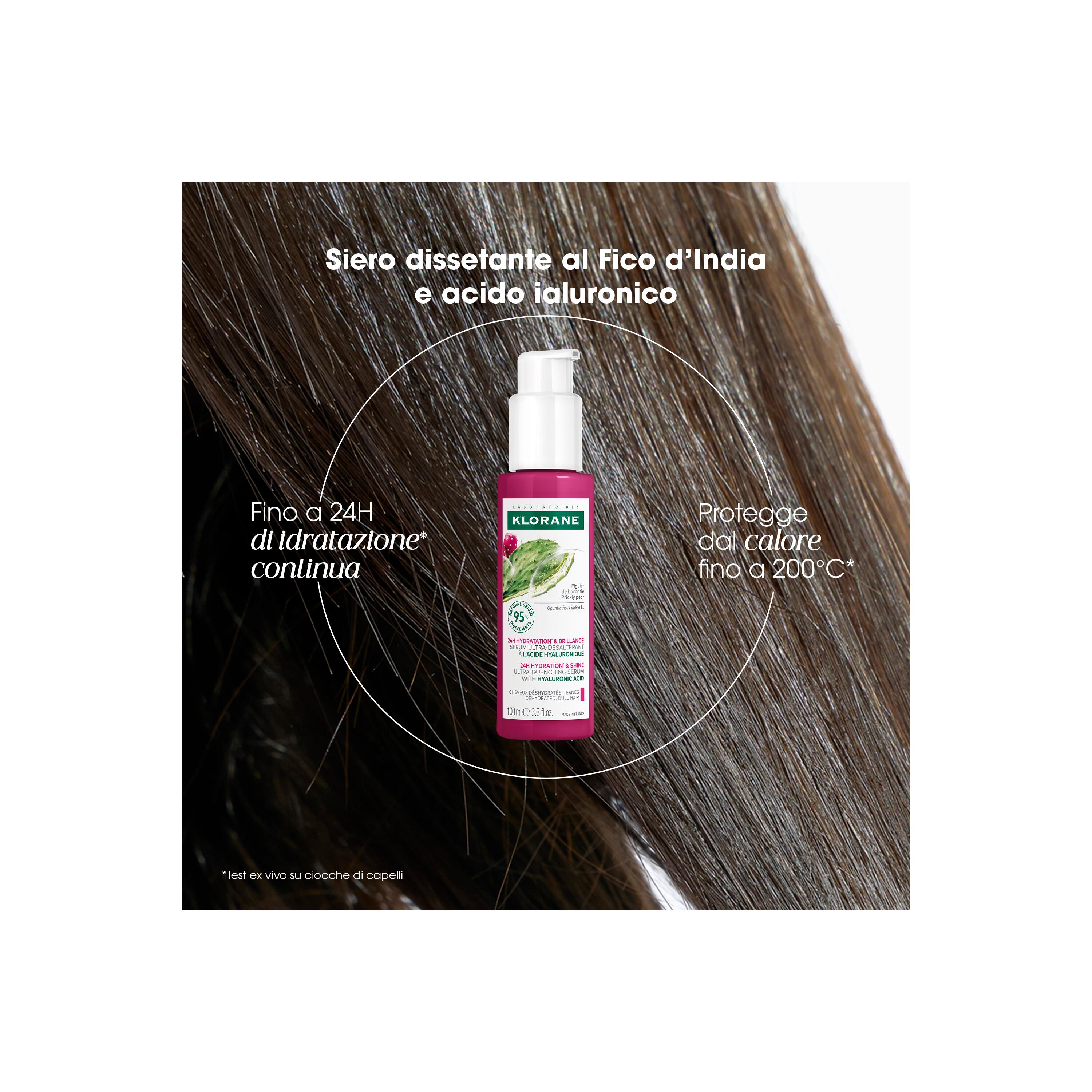 Klorane - Siero Dissetante Per Capelli Al Fico D'India E Acido Ialuronico 100 ml
